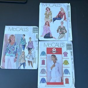 💖 McCalls women’s blouse patterns